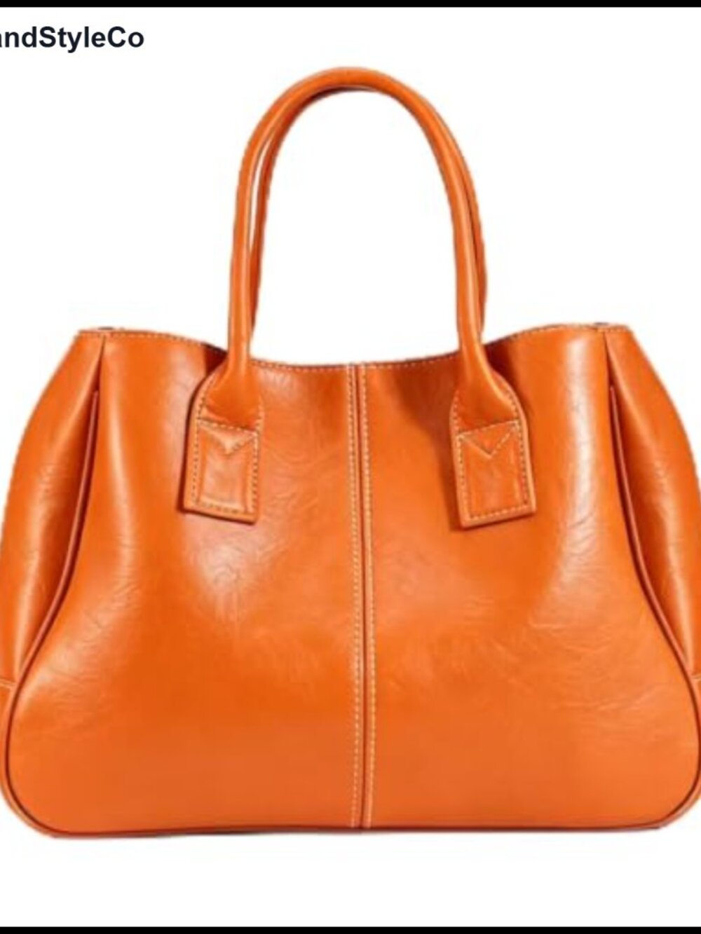 Faux Leather Tote Bag Large Top Handle Satchel Work Bag Multi Compartment